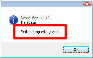 mysqltest erfolgreich